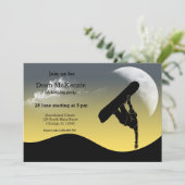 Sneeuwboardfeestje Kaart (Staand voorkant)