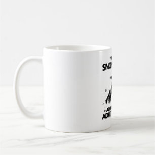 SneeuwboardGezegden   Snowboarder Mountains Gifts Koffiemok