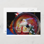 Sneeuwbol. Briefkaart (Voorkant / Achterkant)