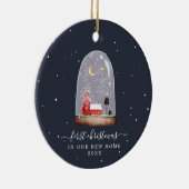 Sneeuwbol | Eerste Kerstdag Nieuw startpunt Keramisch Ornament (Rechts)