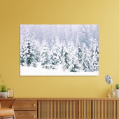 Sneeuwbomen Canvas Afdruk (Insitu (Woonkamer))