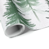 Sneeuwbomen Inpakpapier (Rol Hoek)