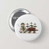 Sneeuwbons Ronde Button 5,7 Cm (Voorkant /achterkant)