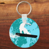 Sneeuwbord. poederspoor. sleutelhanger (Voorkant)