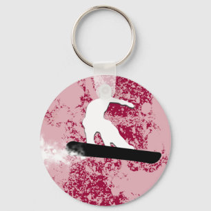 Sneeuwbord. poederspoor. sleutelhanger