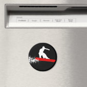 sneeuwbord. rood. magneet (Insitu (Vaatwasser))