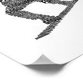 Sneeuwbord Snowboarder Snowboarden Jongens Mannen Poster (Hoek)