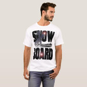 Sneeuwbord T-shirt (Voorkant volledig)