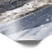 Sneeuwbrug en Ice Central Park Foto Afdruk (Hoek)