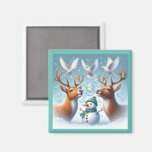 Sneeuwbubbels magneet (Voorkant / Achterkant)