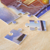 SNEEUWCABINE KUNST KERSTMIS LEGPUZZEL (Zijkant)