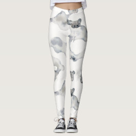 sneeuwcamouflagepatroon leggings