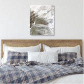 Sneeuwcover omcirkels Bo Hai Canvas Afdruk (Insitu (Slaapkamer))