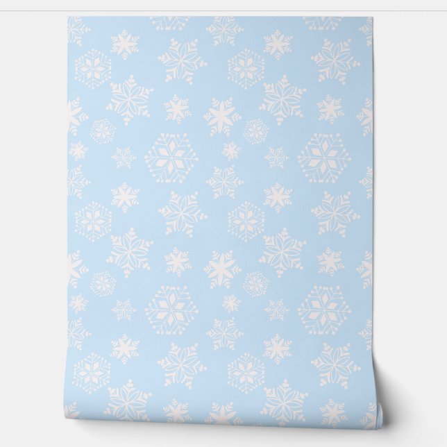 sneeuwdag behang (Afrollen)