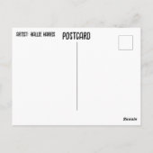 sneeuwdag briefkaart (Achterkant)