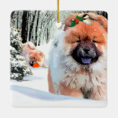SNEEUWDAG CHOW ORNAMENT (Achterkant)