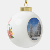 sneeuwdag keramische bal ornament (Links)
