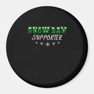 Sneeuwdag Supporter Vrolijk Kerstfeest Magneet