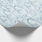 Sneeuwdagglanzend opvulpapier cadeaupapier (Hoek)