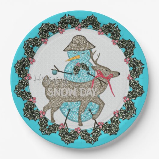 Sneeuwdagpapier Bord (Voorkant)