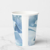 Sneeuwdak in een bos papieren bekers (Rechts)