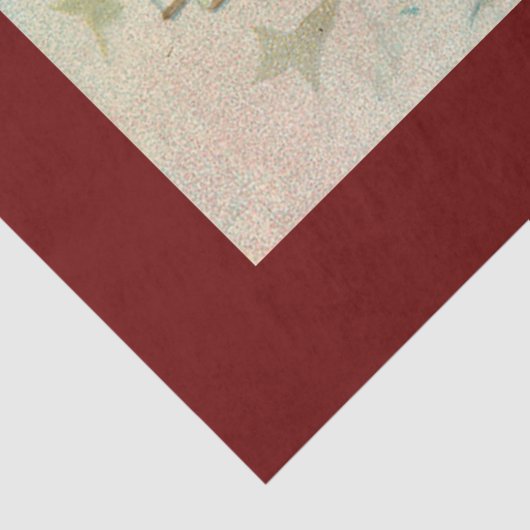 sneeuwdame en kerstmannetje tissuepapier (Detail)