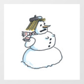 Sneeuwdamesraamkoeling Raamsticker (Vel)