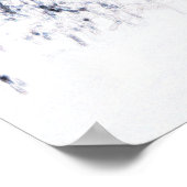 Sneeuwdeer in Texas Art Poster (Hoek)