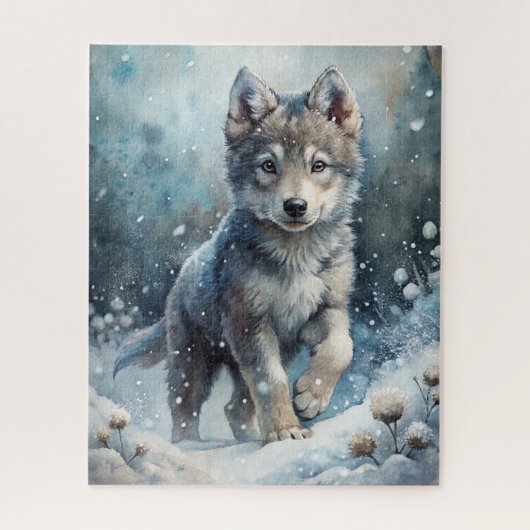 Sneeuwdierpuzzel Legpuzzel (Verticaal)