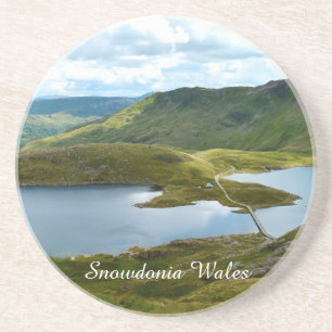 Sneeuwdonie Wales. Zandsteen Onderzetter