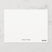 Sneeuwdruppelbloemen Briefkaart (Achterkant)