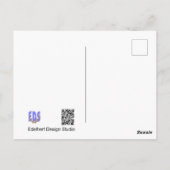 Sneeuwdruppels. Tekst Briefkaart (Achterkant)