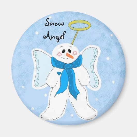 Sneeuwengel Magneet (Voorkant)