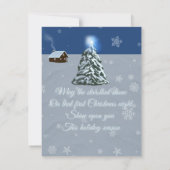 Sneeuwengel Notitiekaartje (Achterkant)