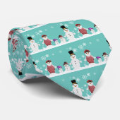 sneeuwfamilie stropdas (Opgerold)