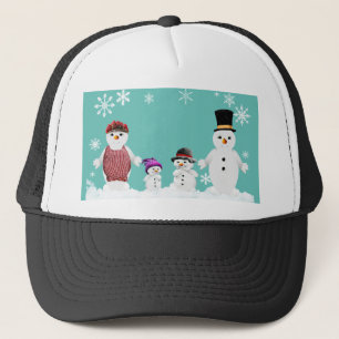 sneeuwfamilie trucker pet