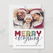 Sneeuwfeestkaart voor fijne kerst feestdagenkaart (Voorkant)