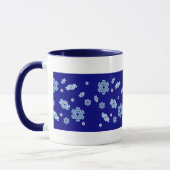 Sneeuwflake mok van warme chocolade (Links)