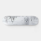 sneeuwfox in winterBossen Skateboard (Horizontaal)
