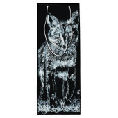 Sneeuwfox Wijn Cadeautas (Achterkant)