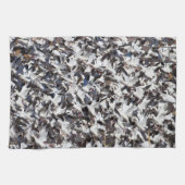 Sneeuwgans, afgebroken theedoek (Horizontaal)