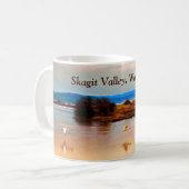 Sneeuwganzen in Skagit-vallei Koffiemok (Voorkant links)