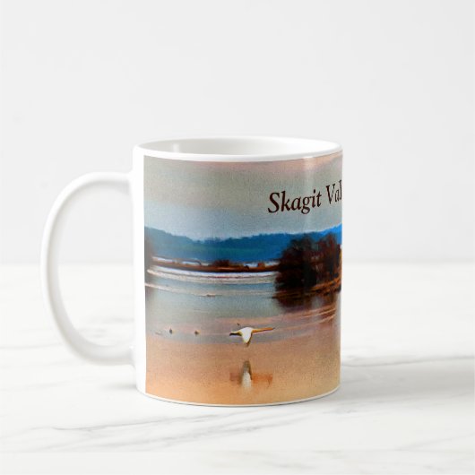Sneeuwganzen in Skagit-vallei Koffiemok (Links)