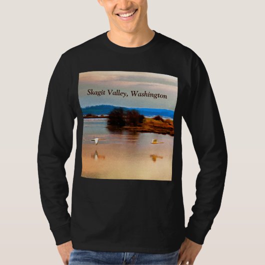 Sneeuwganzen in Skagit-vallei T-shirt (Voorkant)