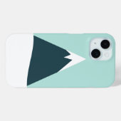 Sneeuwgebergte Scandinavische winterminimalistisch Case-Mate iPhone Case (Achterkant (horizontaal))