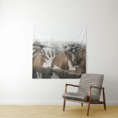 SNEEUWGEDEKTE MOUNTAINEN WANDKLEED (In situ)