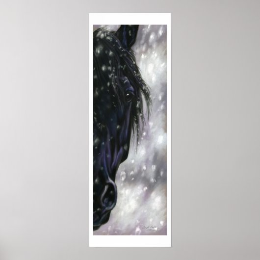 Sneeuwgezicht - Afdrukken Poster (Voorkant)