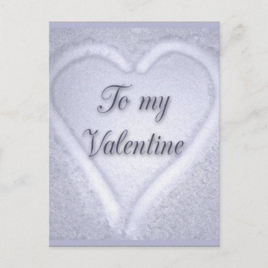 Sneeuwhart Briefkaart (Voorkant)