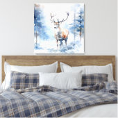 Sneeuwherten Canvas Kunst (Insitu (Slaapkamer))