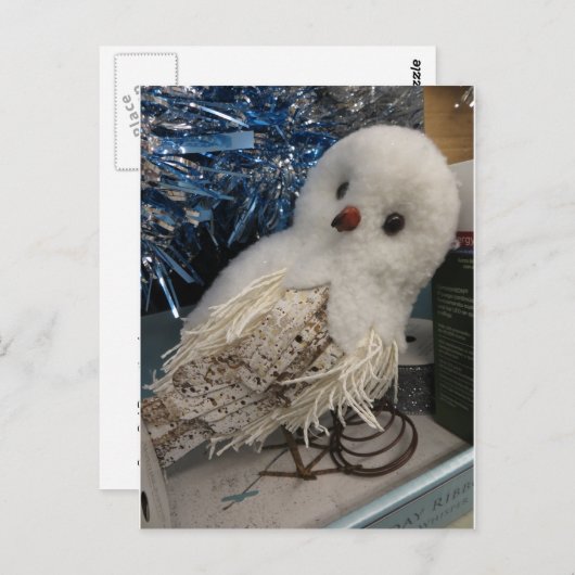 Sneeuwhoenders, 1 briefkaart (Voorkant / Achterkant)